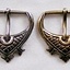 Middelalderlig Buckle 4,5 cm, Forgyldt - Celtic Webmerchant