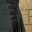 Medieval dress Ophelia, green-black - Celtic Webmerchant