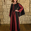 Medieval dress Jasione, black/burgundy - Celtic Webmerchant