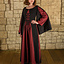 Mittelalterliches Kleid Jasione, Schwarz / Burgund - Celtic Webmerchant