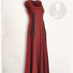 Middeleeuwse surcot Uma, rood - Celtic Webmerchant