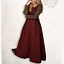 Middeleeuwse surcot Uma, rood - Celtic Webmerchant