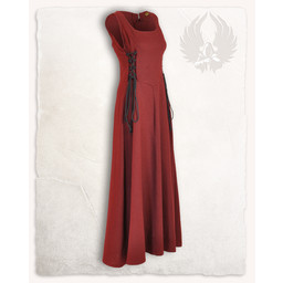 Middeleeuwse surcot Uma, rood - Celtic Webmerchant