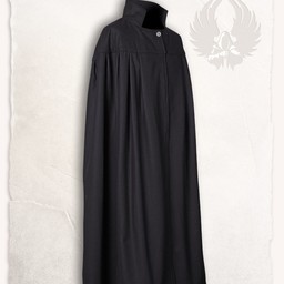 Mantelbron, Wolle, schwarz - Celtic Webmerchant