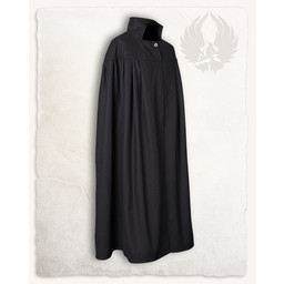 Mantelbron, Wolle, schwarz - Celtic Webmerchant