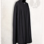 Mantelbron, Wolle, schwarz - Celtic Webmerchant