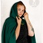 Gora Wool Cloak, Green - Celtic Webmerchant