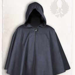 Medieval cape Kim, black - Celtic Webmerchant