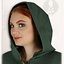 Medieval cape Kim, olive green - Celtic Webmerchant