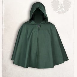 Medieval cape Kim, olive green - Celtic Webmerchant