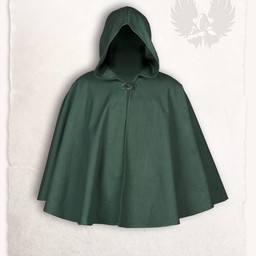 Middeleeuwse cape Kim, olijfgroen - Celtic Webmerchant