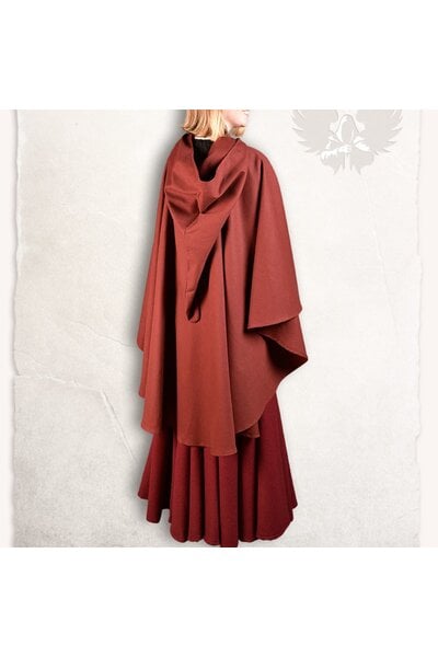 Medieval cape Kim, red - Celtic Webmerchant