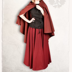 Medieval cape Kim, red - Celtic Webmerchant