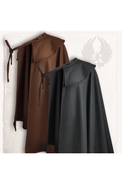 Musketiers mantel Tilly, zwart - Celtic Webmerchant