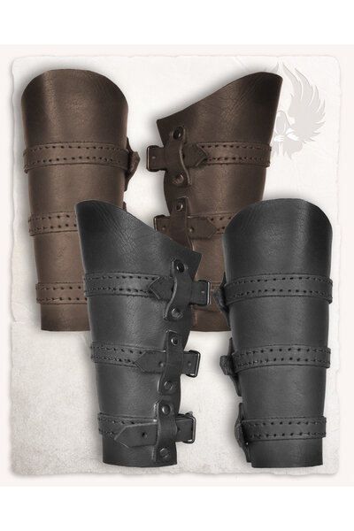 Vambraces Robert, sort - Celtic Webmerchant