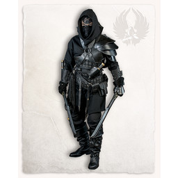 Protège-bras Geralt pour lancer de couteaux, noir, droite - Celtic Webmerchant