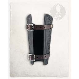 Vambrace Artemis brun, pr stk., Størrelse S - Celtic Webmerchant