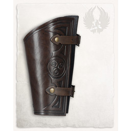 Vambrace Artemis marron L, par pièce - Celtic Webmerchant