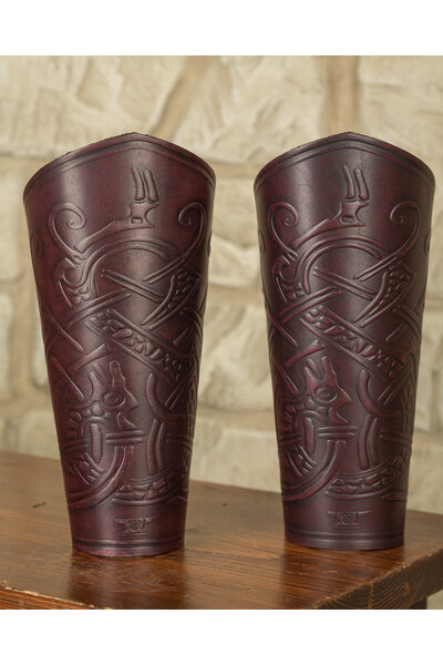 Brassards Ragnarok Midgard, rouge - Celtic Webmerchant