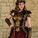 Mytholon Leather ladies armor Morgana, brown-gold - Celtic Webmerchant