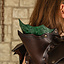 Skórzana zbroja damska Morgana, brązowo-zielona - Celtic Webmerchant