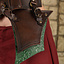 Leren damespantser Morgana, bruingroen - Celtic Webmerchant