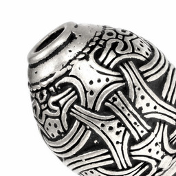 Viking bead Jellinge, silver-plated - Celtic Webmerchant