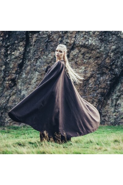Medieval cloak Robin brown - Celtic Webmerchant