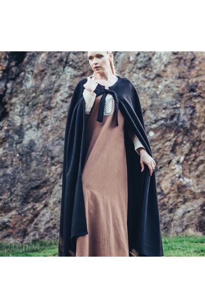 Manteau médiéval Robin noir - Celtic Webmerchant