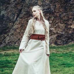 Vikingebælte Sigrid, lysebrunt - Celtic Webmerchant