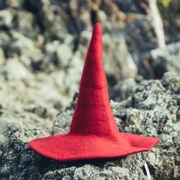 Kids Witch Hat, Rød - Celtic Webmerchant