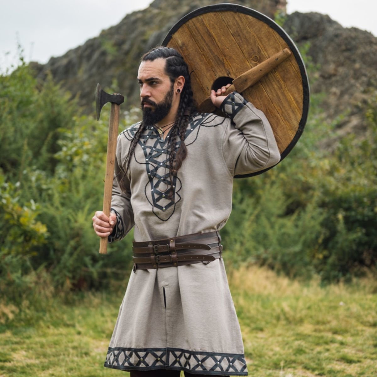 Rollo Shirt Medieval Clothing for Men LARP Costume and Cosplay -   Ireland