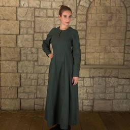 Vestido medieval Jovina, verde - Celtic Webmerchant