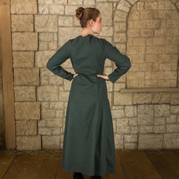 Vestido medieval Jovina, verde - Celtic Webmerchant