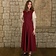 Mytholon Middeleeuwse jurk Elodie, rood/creme - Celtic Webmerchant