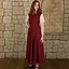 Mittelalterliches Kleid Elodie, rot / creme - Celtic Webmerchant