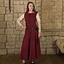 abito medievale Elodie, rosso / crema - Celtic Webmerchant