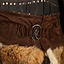 falda de piel Karya con el dragón, marrón - Celtic Webmerchant