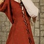 Læder kjole Freya, rød brun - Celtic Webmerchant