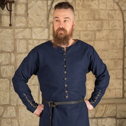 Cotehardie Rafael, wool, blue - Celtic Webmerchant
