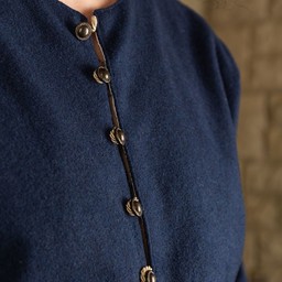 Renacimiento de la túnica Rafael, lana, azul - Celtic Webmerchant