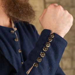 Cotehardie Rafael, wool, blue - Celtic Webmerchant