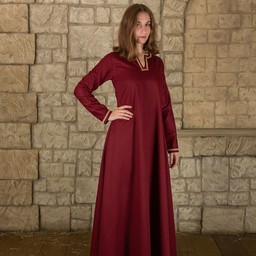 vestido medieval Heloise, rojo - Celtic Webmerchant