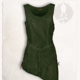 Leather dress Lunette, green - Celtic Webmerchant