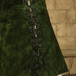 Leather dress Lunette, green - Celtic Webmerchant