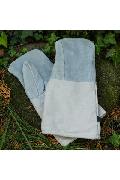 Medieval køkken handsker hvid - Celtic Webmerchant