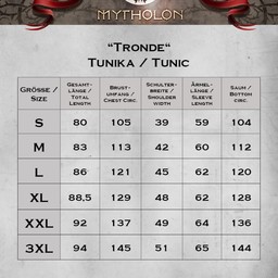 Viking tunic Tronde, brown - Celtic Webmerchant