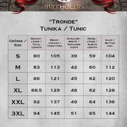 Viking túnica Tronde, marrón - Celtic Webmerchant