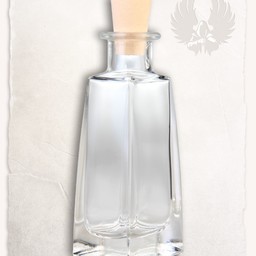 Bouteille en verre carré de 100 ml avec bouchon - Celtic Webmerchant