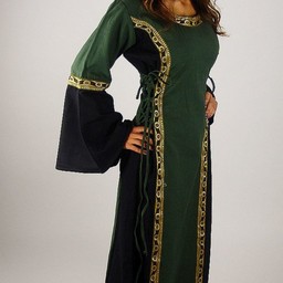 Jurk Cleena groen-zwart - Celtic Webmerchant